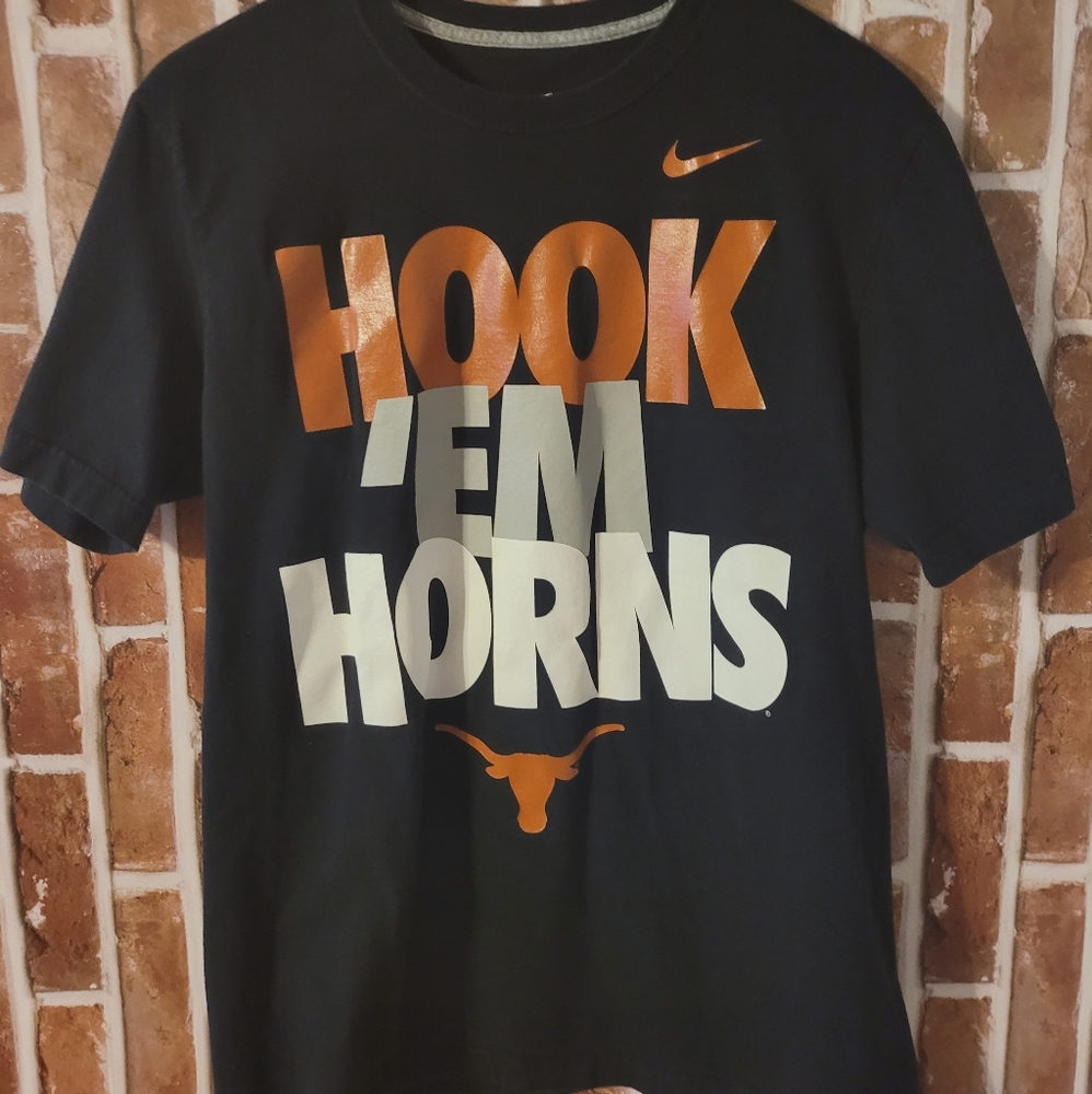 Nike Texas "Hook em Horns" tee size L